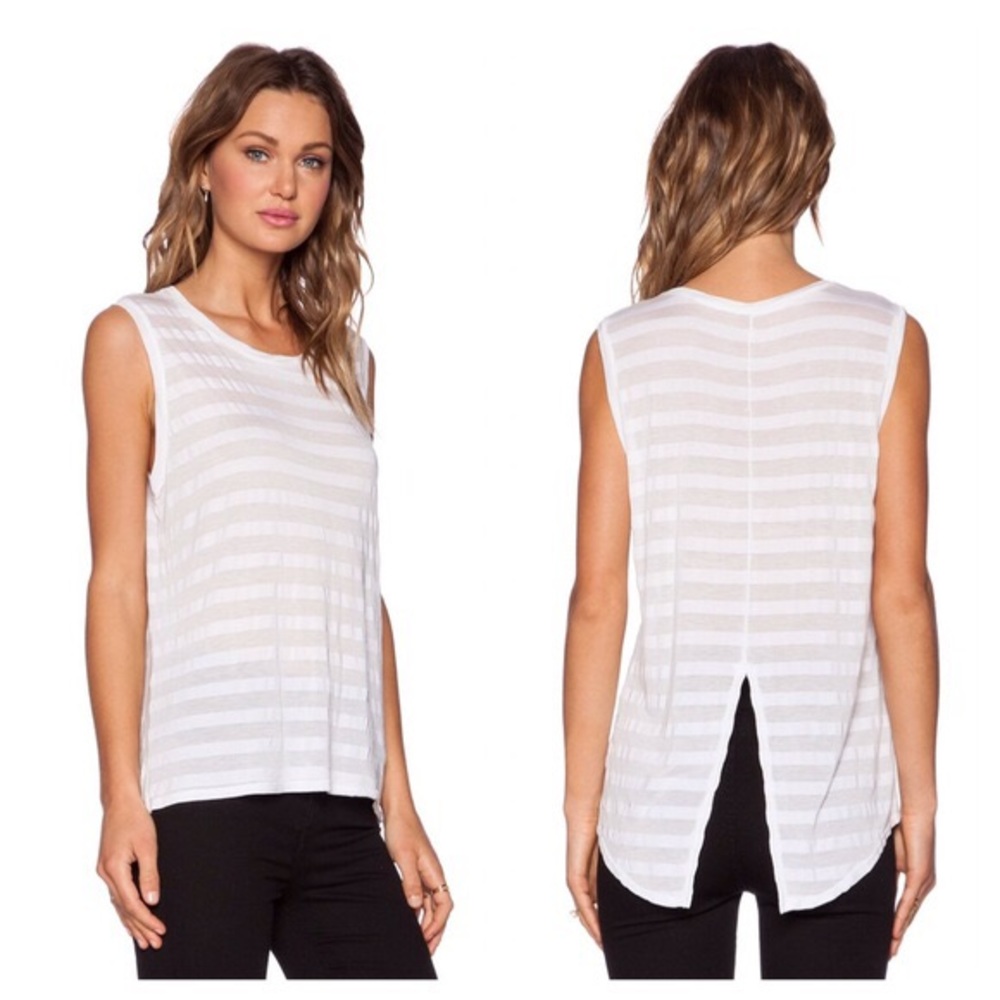 NEW Michael Stars Split Hem Tank